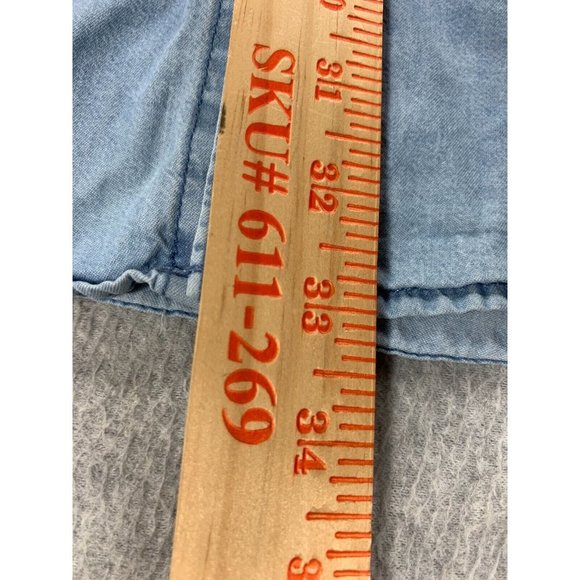 Brunswick Garments Slim Fit Long Sleeve Button Down Shirt (Men's XXL) Blue - Picture 9 of 12